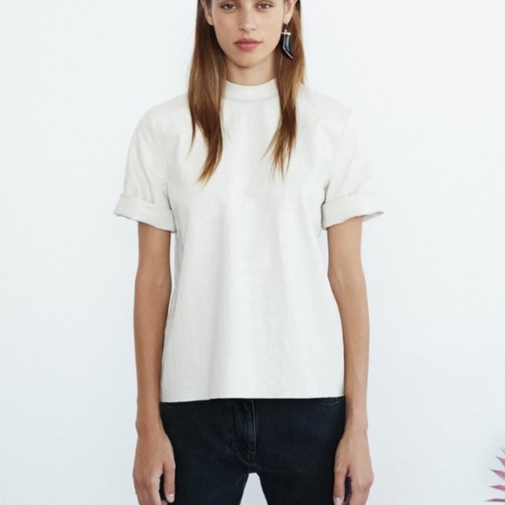 Nanushka Kaden Croc Top XS